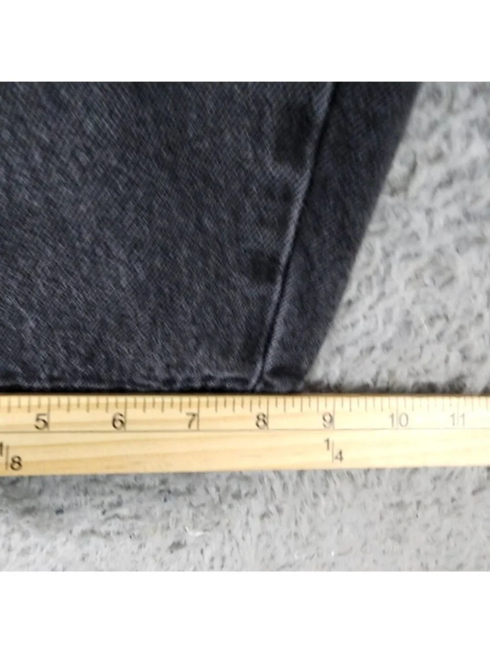 Levis Jeans Mens 40x32 Black 550 Cotton Denim Relaxed Fit Tapered Leg *Read*